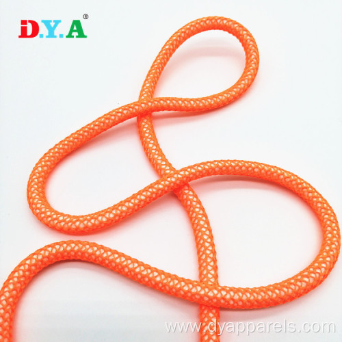 Polyester Mesh Round Drawstrings Cord For Garment Clothes